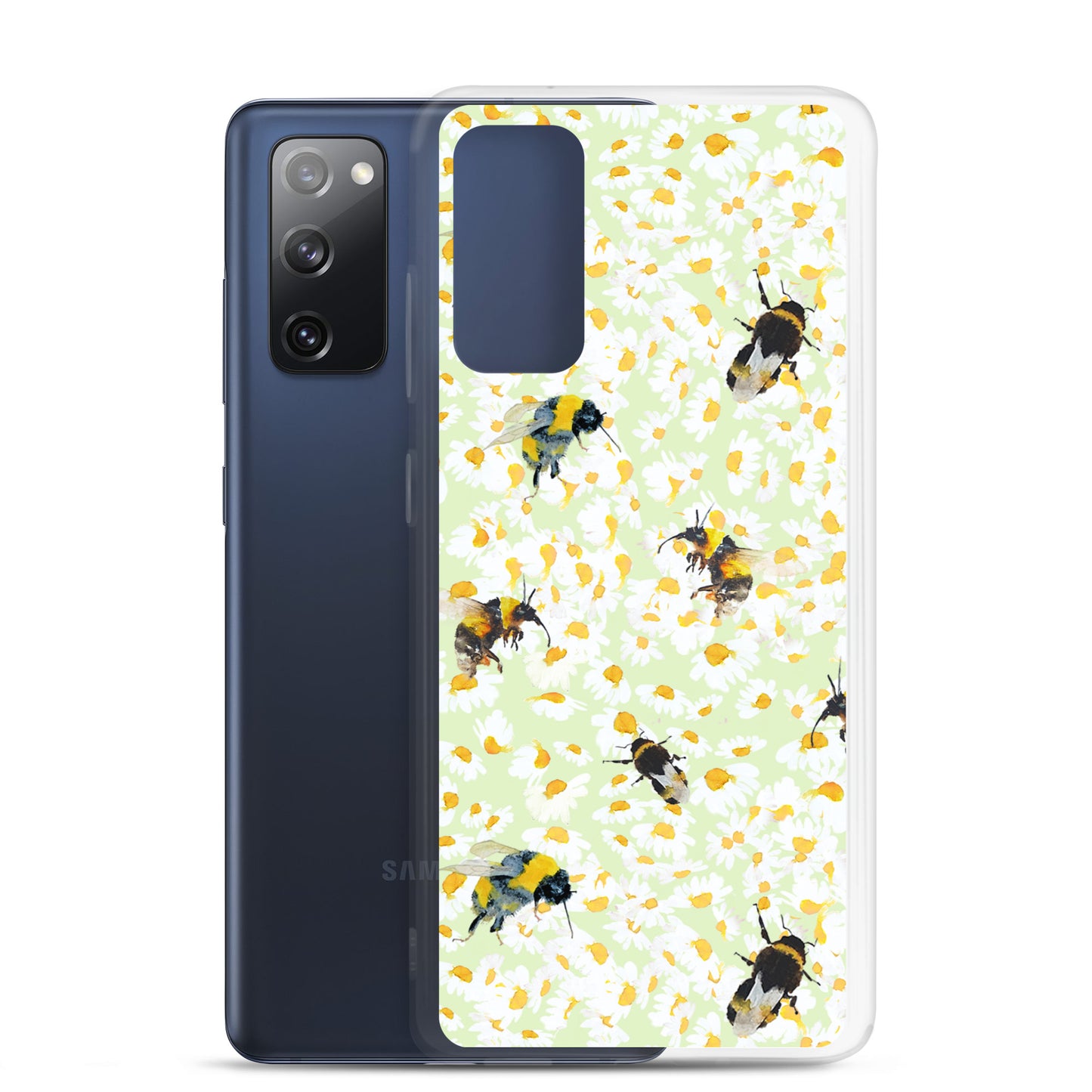 Design Bee and Daisies Samsung Case by Annie Grant Art License