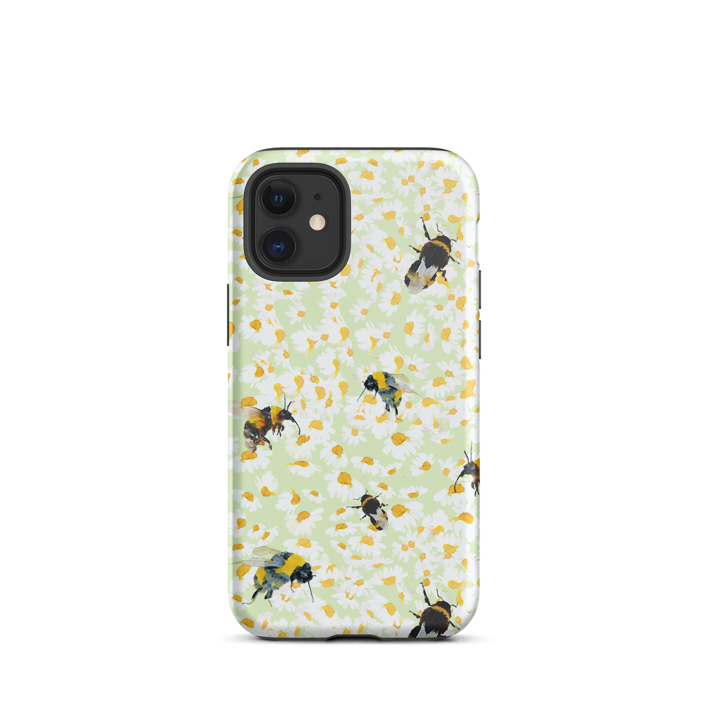 Art by Annie Grant Bee and Daisies Mobile Phone Case